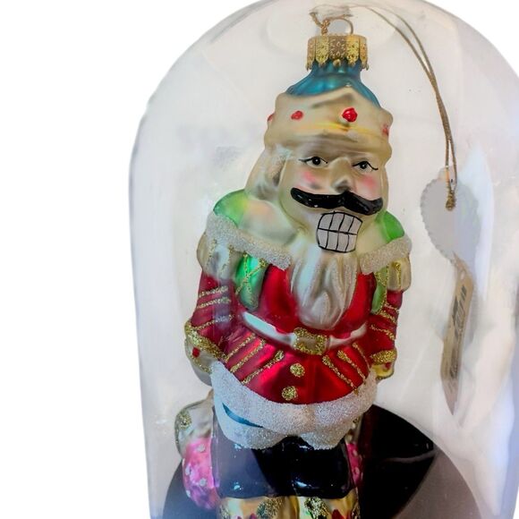 NEW Vintage HARRODS Limited Series Hand Crafted Nutcracker Glass Ornament 6" - Picture 9 of 11